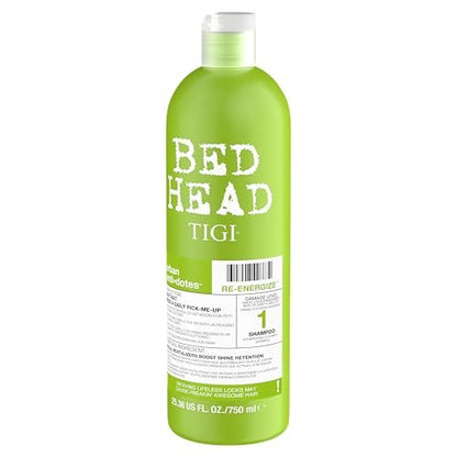 Bed Head by TIGI Urban Antidotes Re-Energize Daily Shampoo for Normal Hair, Hydrating & Strengthening, 25.36 fl oz Avelisse
