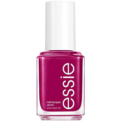 essie Salon-Quality Nail Polish, 8-Free Vegan, Vibrant Plum - Flowerista, 0.46 fl oz