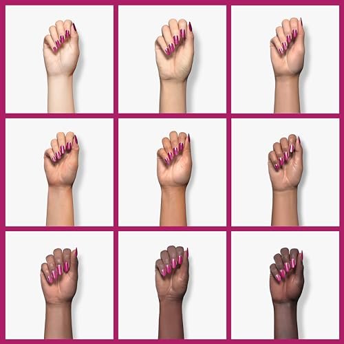 essie Salon-Quality Nail Polish, 8-Free Vegan, Vibrant Plum - Flowerista, 0.46 fl oz - görsel 4