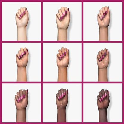 essie Salon-Quality Nail Polish, 8-Free Vegan, Vibrant Plum - Flowerista, 0.46 fl oz
