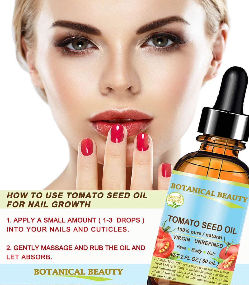 Botanical Beauty 100% Pure Virgin Unrefined Cold-Pressed Tomato Seed Oil for Face, Skin, Body, Hair, Lips, Nails - Rich in Vitamin E & Lycopene (1 Fl Oz) - görsel 7