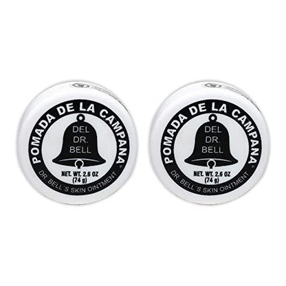 Dr Bell's Pomada De La Campana Medicated Cream - Crema Medicada 1.2 Oz (Pack of 2)