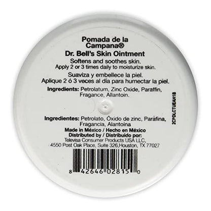 Dr Bell's Pomada De La Campana Medicated Cream - Crema Medicada 1.2 Oz (Pack of 2)