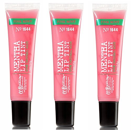 C.O. Bigelow Mentha Lip Tint Pink Mint – 3 Pack, Tinted Lip Balm with Peppermint Oil Avelisse