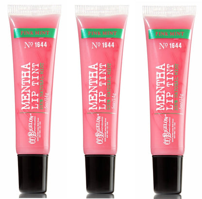 C.O. Bigelow Mentha Lip Tint Pink Mint – 3 Pack, Tinted Lip Balm with Peppermint Oil Avelisse