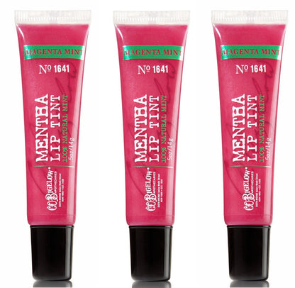 C.O. Bigelow Mentha Lip Tint 3-Pack - Magenta Mint #1641 | Tinted Lip Balm Avelisse