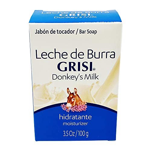 Grisi Donkey's Milk Soap 4-Pack (3.5 oz Each) - Natural Moisturizing Bar Soap for Sensitive Skin - görsel 4