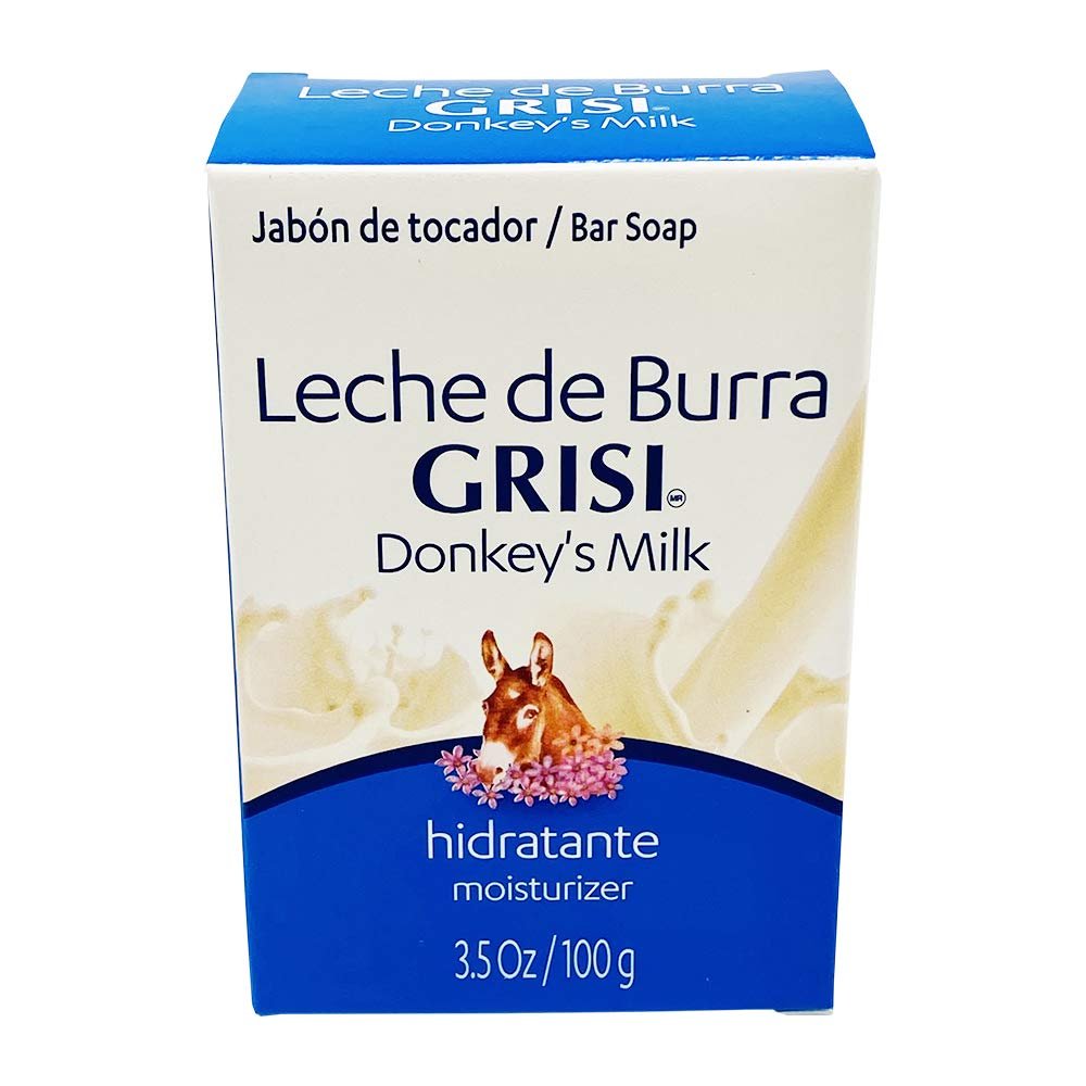 Grisi Donkey's Milk Soap 4-Pack (3.5 oz Each) - Natural Moisturizing Bar Soap for Sensitive Skin - görsel 3