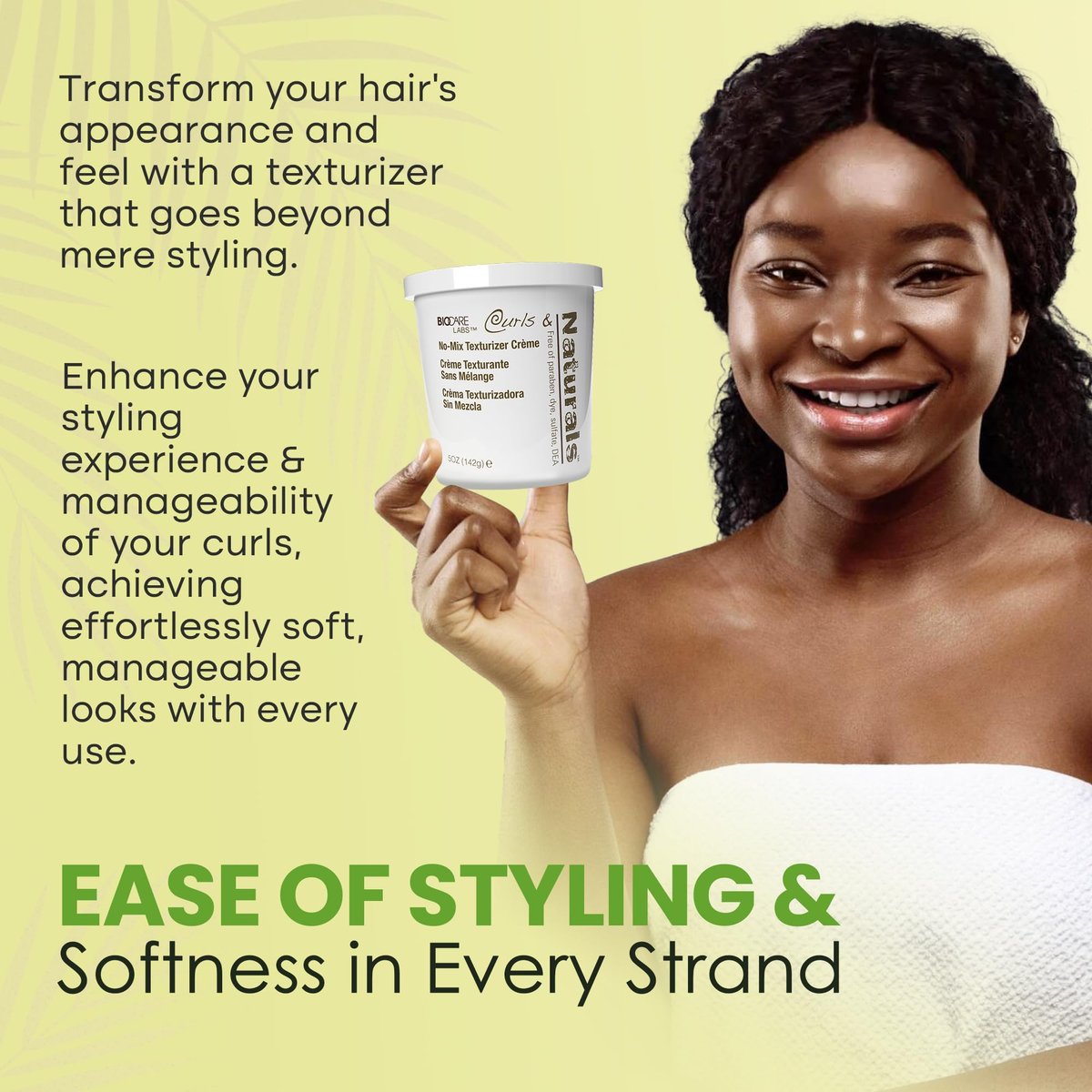 Curls & Naturals Texturizer Hair Softener with Moroccan Argan Oil - 3 Piece Set Avelisse