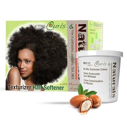 Curls & Naturals Texturizer Hair Softener with Moroccan Argan Oil - 3 Piece Set Avelisse