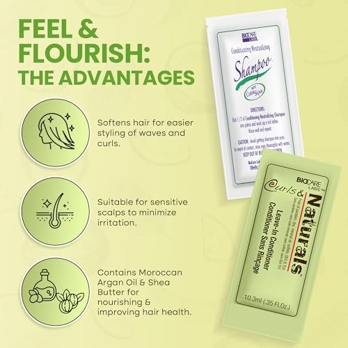 Curls & Naturals Texturizer Hair Softener with Moroccan Argan Oil - 3 Piece Set Avelisse