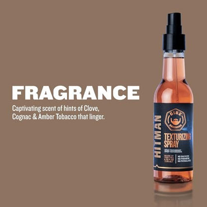 GIBS Grooming Hitman Texturizing Spray – 5 Fl Oz for Salon-Quality Volume and Texture Avelisse