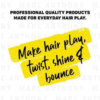 Marc Anthony Volumizing Hair Spray for Volume & Shine, Coconut & Shea - Long Lasting Anti-Humidity Flexible Hold Hairspray - No Flaking, Stiffness or Residue - Fights & Reduces Frizz