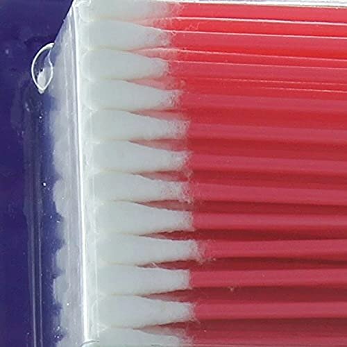 Swisspers Hot Color Cotton Swabs, 100% Cotton, Color Plastic Sticks, 500 Count (Pack of 2) Avelisse