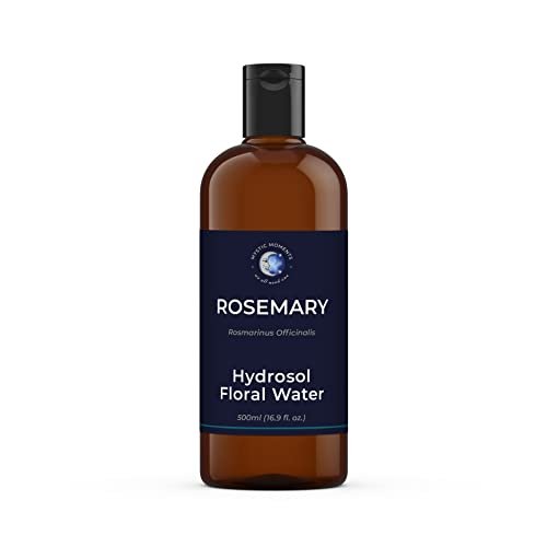 Mystic Moments Rosemary Natural Hydrosol Floral Water 1 Litre – Vegan, GMO Free for Skin, Face & Body Avelisse