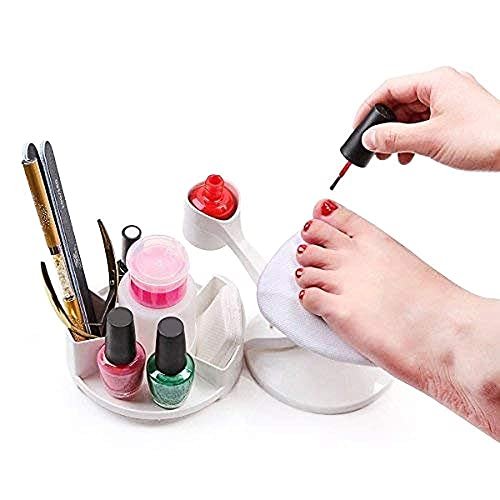 Makartt Nail Stand Hand Rest with Multi-Angle & Polish Trays - White Manicure Hand Rest for Salon or Home Use Avelisse