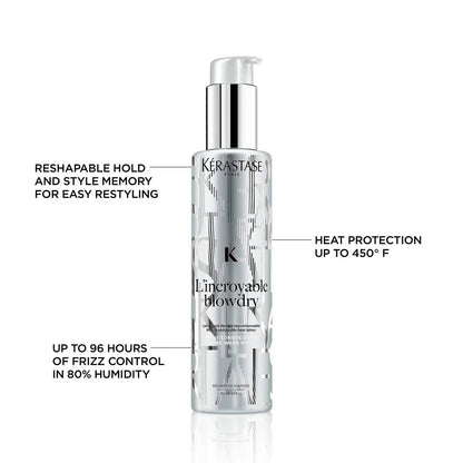 KERASTASE L'Incroyable Blowdry Serum - Strong Hold Hair Serum, Heat Protection up to 450°F, Frizz Control - 5.07 Fl Oz Avelisse