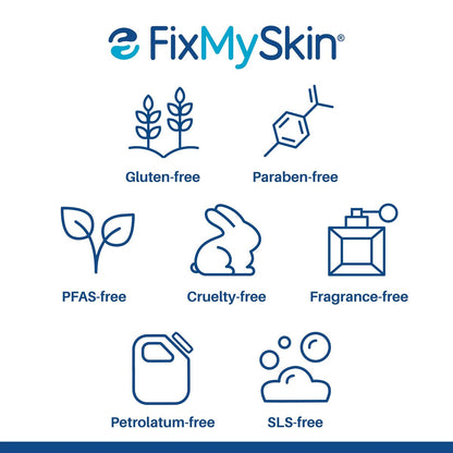 FixMySkin 1% Hydrocortisone Healing Lip Balm – Soothes Dry, Cracked & Irritated Lips, Unflavored, 0.15 oz Travel Tube
