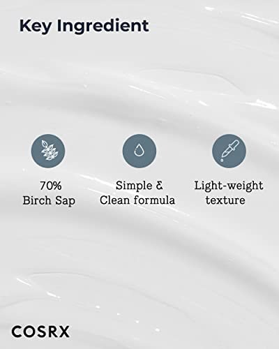COSRX Oil Free Lotion with Birch Sap - Daily Acne Facial Moisturizer for All Skin Types, 3.38 fl.oz / 100ml Avelisse