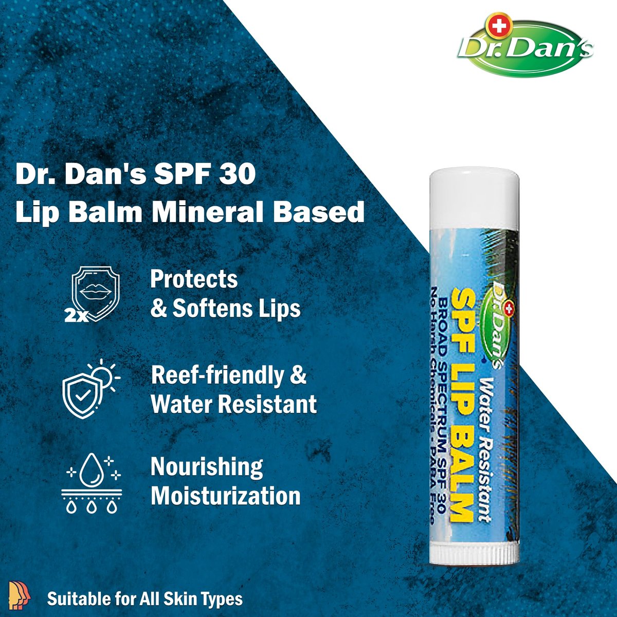 Dr. Dan's Complete Lip Care Kit - SunScreen SPF 30, CortiBalm for Chapped Lips, and Maintain Balm Moisturizer - Soothing Trio for Ultimate Health Avelisse