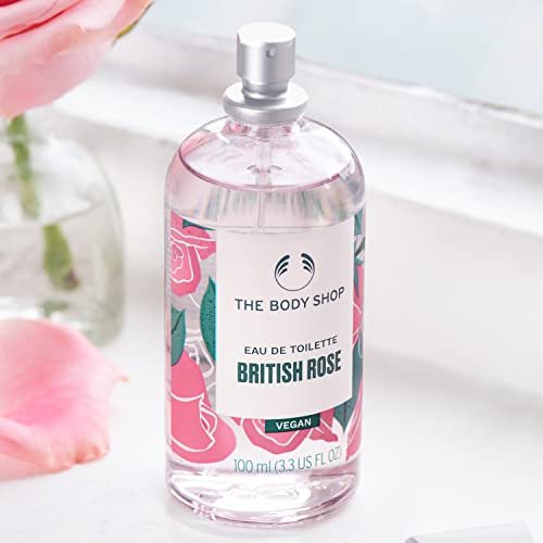 The Body Shop British Rose Eau De Toilette – Fresh Dewy Fragrance – Vegan – 3.3 oz - görsel 8