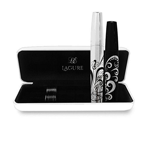 400x Silk Fiber Lash Mascara - Thickening & Lengthening Eyelashes, Waterproof, Smudge Proof, Hypoallergenic - Includes Carry Case Avelisse