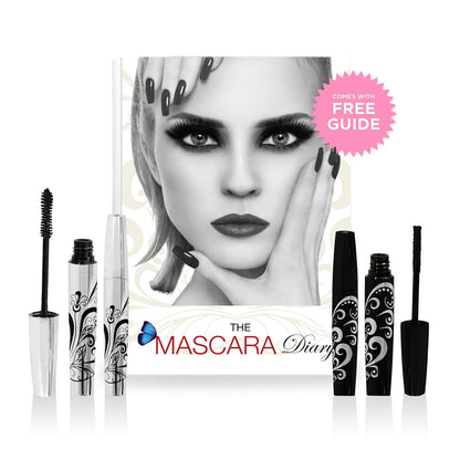 400x Silk Fiber Lash Mascara - Thickening & Lengthening Eyelashes, Waterproof, Smudge Proof, Hypoallergenic - Includes Carry Case Avelisse