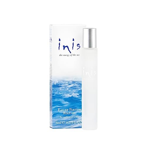 Inis the Energy of the Sea - Roll On Perfume for Women and Men, Unisex Pulse Point Eau de Parfum in a Travel Friendly Roller, Clean Ocean Fresh Aquatic Fragrance, 0.27 fl oz Avelisse