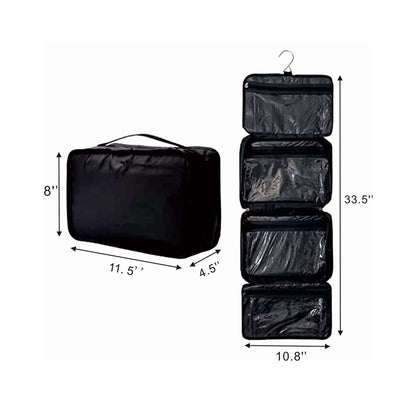 Shonpy All-Purpose Household Travel Organizer - Hanging Toiletry Bag - Black Avelisse