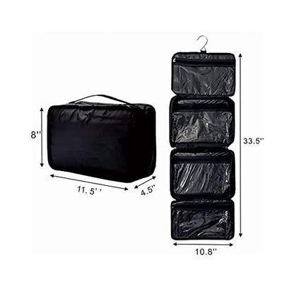 Shonpy All-Purpose Household Travel Organizer - Hanging Toiletry Bag - Black Avelisse