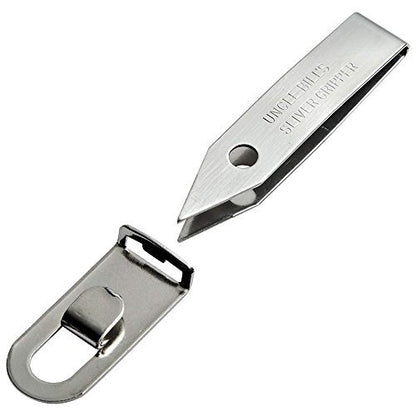 Uncle Bill's Sliver Gripper Tweezer on Key Chain Clip – Stainless Steel Industrial Tweezers