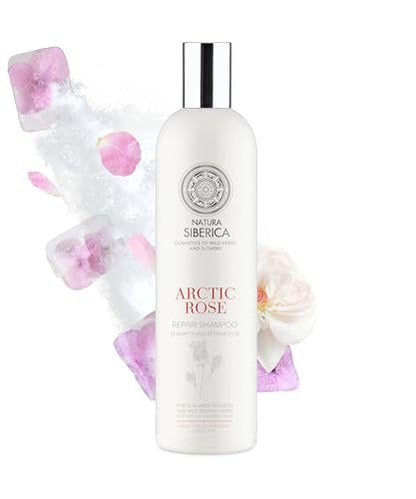 Natura Siberica Copenhagen Arctic Rose Repair Shampoo 400 ml – Sulfate-Free Nourishing Shampoo for Damaged Hair