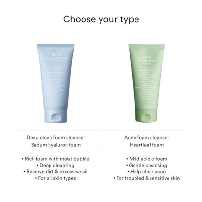 Abib Deep Clean Foam Cleanser Sedum Hyaluron Foam 150ml Avelisse