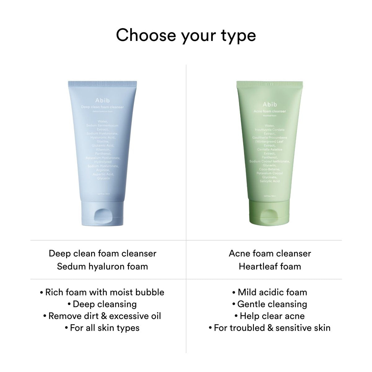 Abib Deep Clean Foam Cleanser Sedum Hyaluron Foam 150ml Avelisse