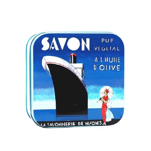 Transatlantic Verbena Soap Tin - 3.5 oz - La Savonnerie de Nyons - görsel 2