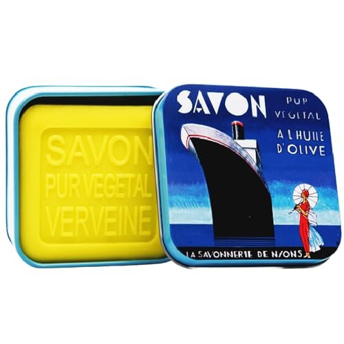 Transatlantic Verbena Soap Tin - 3.5 oz - La Savonnerie de Nyons - görsel 4