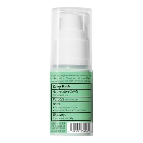 e.l.f. Blemish Control Face Primer – Soothing & Hydrating Makeup Primer for Fighting Blemishes, Grips Makeup to Last, Vegan & Cruelty-Free, 0.47 Fl Oz - görsel 15