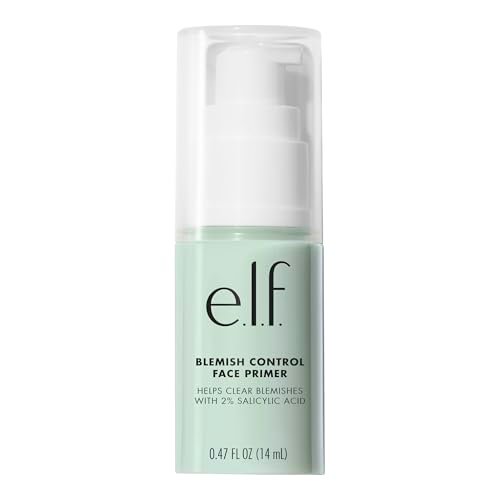 e.l.f. Blemish Control Face Primer – Soothing & Hydrating Makeup Primer for Fighting Blemishes, Grips Makeup to Last, Vegan & Cruelty-Free, 0.47 Fl Oz - görsel 1