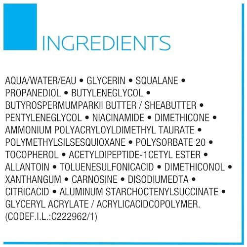 La Roche-Posay Toleriane Dermallergo Night Cream for Face - Intense Soothing Moisturizer for Sensitive Skin, Allergy Tested, with Vitamin E, 1.35 Fl Oz Avelisse