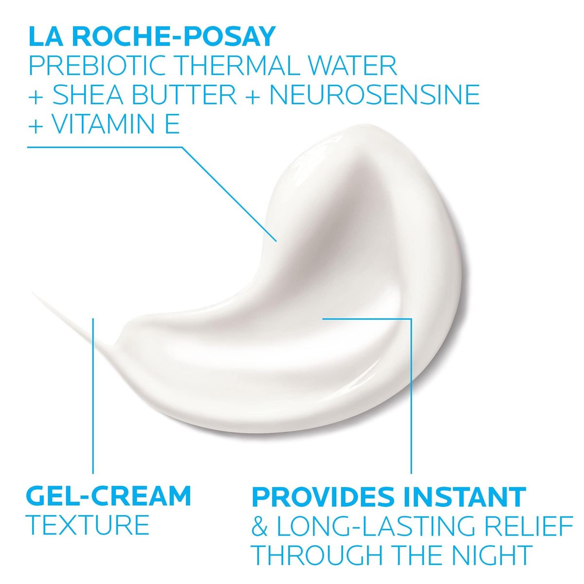 La Roche-Posay Toleriane Dermallergo Night Cream for Face - Intense Soothing Moisturizer for Sensitive Skin, Allergy Tested, with Vitamin E, 1.35 Fl Oz Avelisse