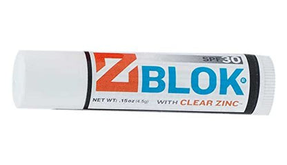 Z Blok Lip Balm & SPF 30 Sunscreen – 3-Pack, White