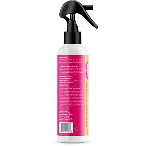 Mielle Organics White Peony Leave-In Conditioner Spray – Ultra-Moisturizing Detangler for Curly & Natural Hair, Frizz Control & Moisture Seal, Color-Safe & Sulfate-Free, 8 Fl Oz - görsel 4