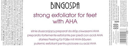 BingoSpa Premium Foot Cream & Exfoliating Scrub - Moisturizing Foot Lotion for Dry, Cracked Feet (600g)
