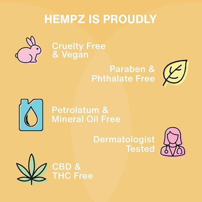 Hempz Sweet Pineapple & Honey Melon Moisturizing Body Lotion with Hemp Seed Oil, Jojoba, Vitamins A & E, 2.25 oz