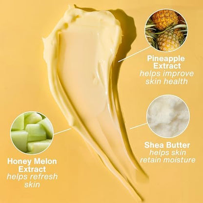 Hempz Sweet Pineapple & Honey Melon Moisturizing Body Lotion with Hemp Seed Oil, Jojoba, Vitamins A & E, 2.25 oz