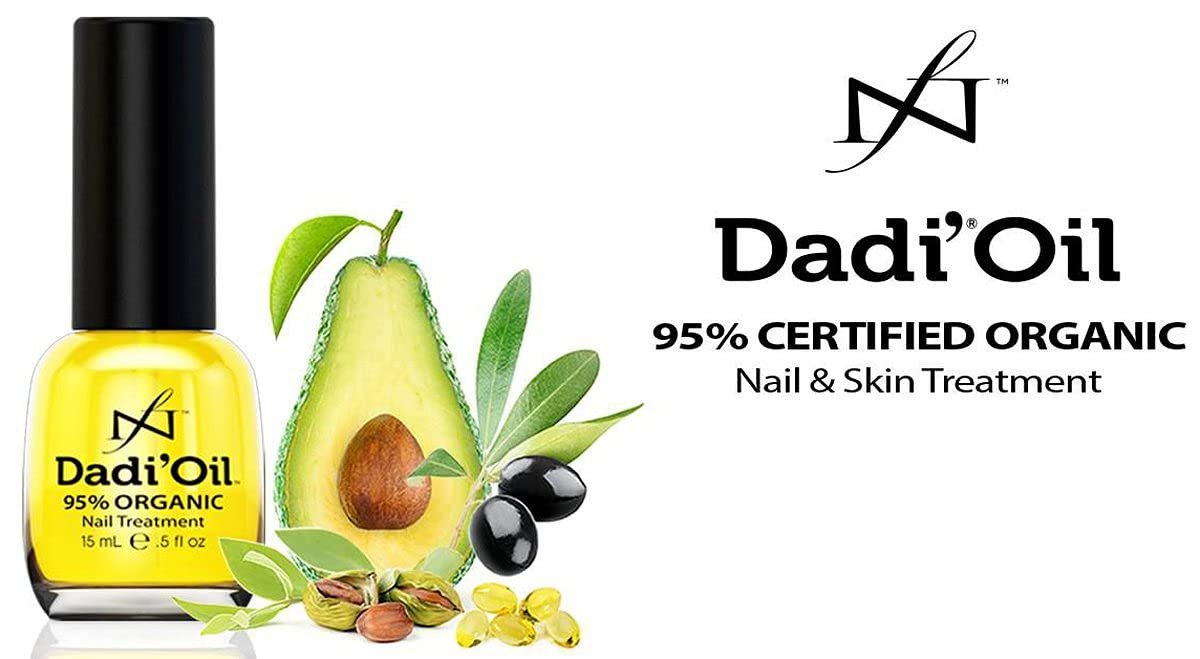 Dadi Nail Cuticle Skin Oil Treatment - 15 ml (0.5 Fl Oz) - Nourishing Cuticle Oil for Healthy Nails Avelisse
