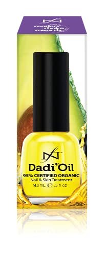 Dadi Nail Cuticle Skin Oil Treatment - 15 ml (0.5 Fl Oz) - Nourishing Cuticle Oil for Healthy Nails Avelisse