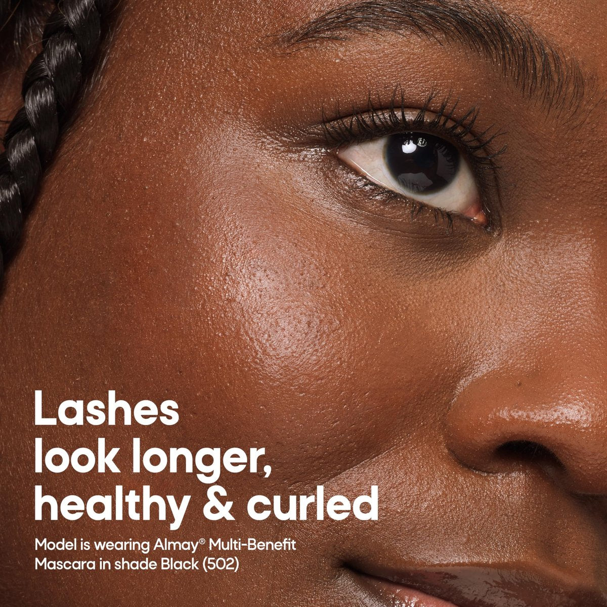 Almay Multi-Benefit Mascara, Volumizing + Lengthening, Hypoallergenic, 501 Blackest Black - görsel 6
