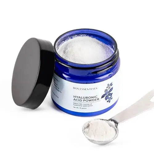 Pure Hyaluronic Acid Powder – 100% Natural, Vegan, U.S.-Made, DIY Anti-Aging Serum – Plumps & Moisturizes for Youthful Skin (~1,000 kDa) Avelisse