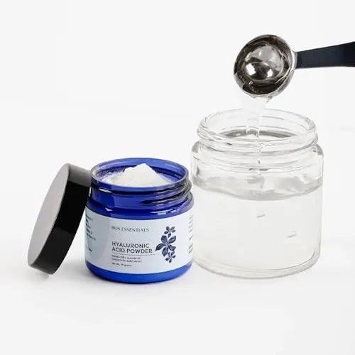 Pure Hyaluronic Acid Powder – 100% Natural, Vegan, U.S.-Made, DIY Anti-Aging Serum – Plumps & Moisturizes for Youthful Skin (~1,000 kDa) Avelisse